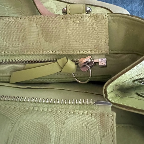 Y2K Lime Green Coach Bag - Picture 8 of 10